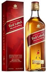 Johnnie Walker Red Label 1L Bottle w/Gift Box