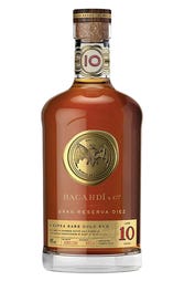 Bacardi Gran Reserva Diez 10 Year 700ml Bottle