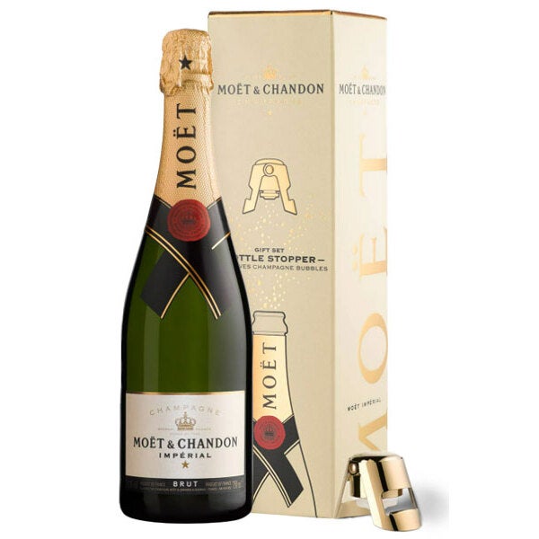 Buy Moet & Chandon Imperial Brut 750ml Giftset w/Bottle Stopper at the best  price - Paneco Singapore