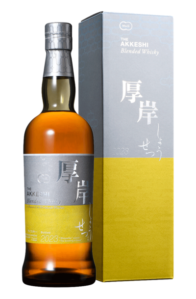 The Akkeshi Blended Whisky Shosetsu 700ml Bottle with Gift Box
