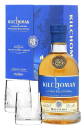 Kilchoman Machir Bay 700ml Bottle Gift Pack with 2 Glasses