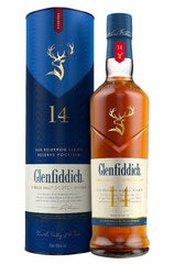 Glenfiddich 14 Year Old Bourbon Barrel Reserve Single Malt 700ml Bottle with Gift Box