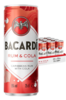24 x Bacardi Rum & Cola Can Case 250ml