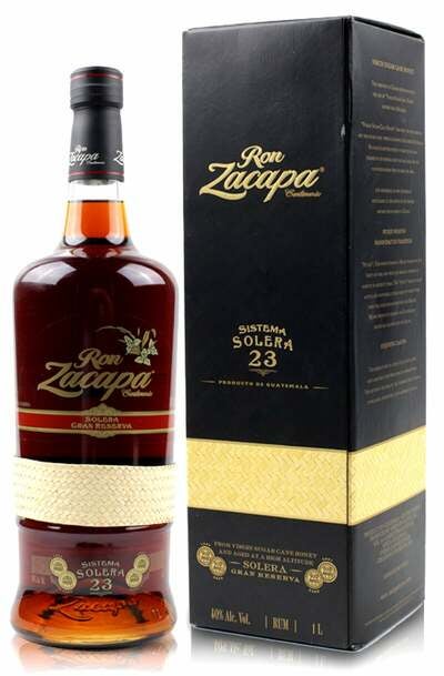 Rum Zacapa 23 Y Solera Gran Reserva 43% vol. Ron Zacapa Centenario