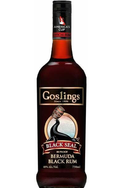 Goslings Black Seal Rum Bottle