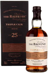 Balvenie 25 year Triple Cask Bottle With Box