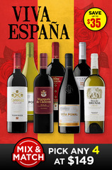 Viva Espana - Spanish Wine Mix & Match 4 Bottle Set