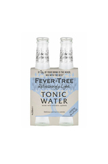 4 x Fever-Tree Light Tonic Water Bottle 200ml