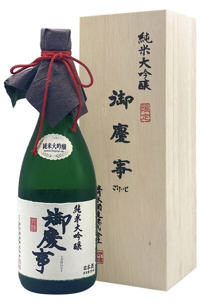 COLD Aoki Gokeiji Junmai Daiginjo 720ml w/ Wood Box