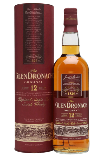 Glendronach 12 Years 700ml Bottle with Gift Box