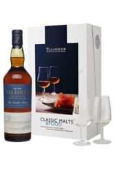 Talisker Distillers Edition 700ml Gift Pack with 2 Glasses 