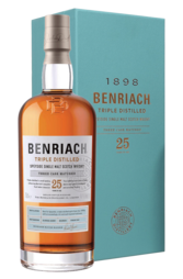 Benriach Triple Distilled 25 Year Old 700ml Bottle with Gift Box