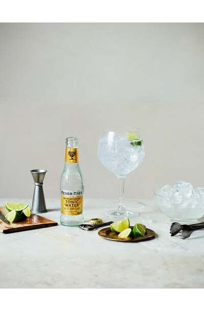 x 24 Fever-Tree Premium Indian Tonic Water Bottle Case 200ml