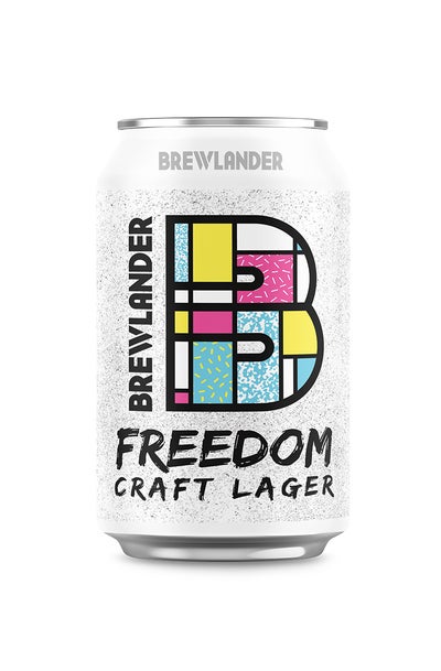 24 x Brewlander Freedom Lager Cans Case 330ml