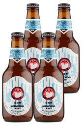 4 x Hitachino Nest White Ale Beer Bottle 330ml