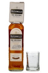 Bushmills Original Irish Whiskey 1L Bottle Gift Set with 1 Glass