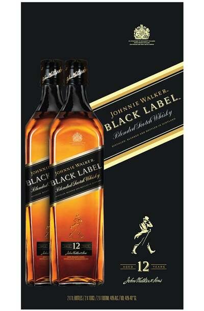 Buy Johnnie Walker Black Label 700ml Gift Pack w/2 Glasses at the best  price - Paneco Singapore