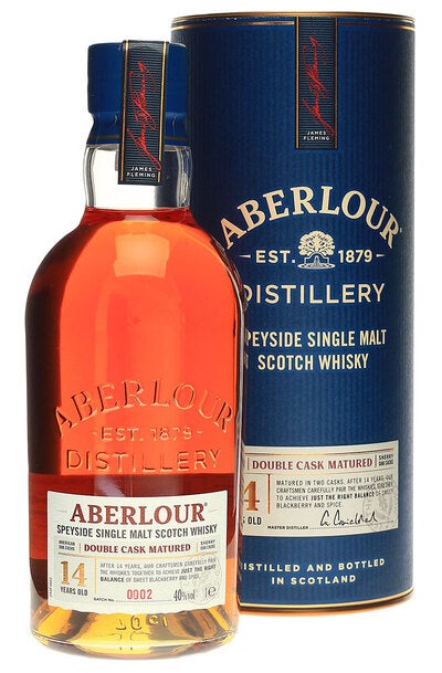 Aberlour 14 Years Double Cask Matured 1L Bottle with Gift Box