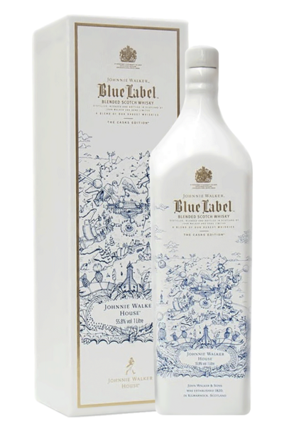 Johnnie Walker Blue Label Willow Limited Edition 1L Bottle with Gift Box
