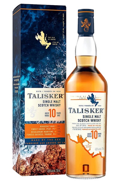 Talisker 10 Years 750ml Bottle with Gift Box