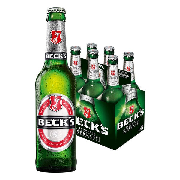 Buy 6 x Becks Beer Bottle 330ml at the best price Paneco Singapore