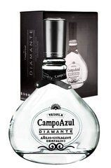 Campo Azul Tequila Diamante Anejo Cristalino 750ml Bottle with Gift Box 