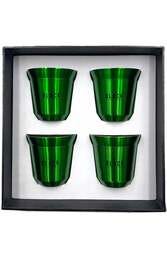 Double Wall Coffee Cup 4 Set - Green