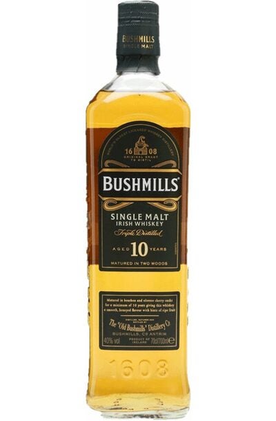 Bushmills Irish Whiskey 10 Year 1L Bottle only